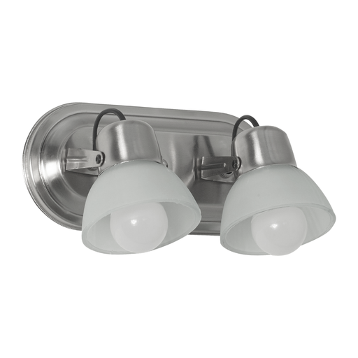 [FERSO-210PLA/F] Spot oval de 2 luces "FRANCIA" c/tulipa satinada PLATIL