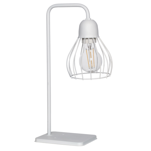 [FERV-128B/T] Velador "PORTO" jaula (Ancho:123 x H: 382mm) BLANCO TEXTURADO