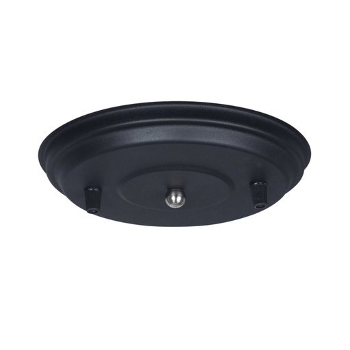 [FERX-35N/T] Plato p/colgante de 2 luces s/cable NEGRO TEXT