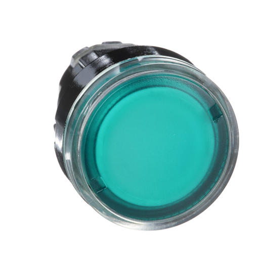 [SCHZB4BW33] XB4 - Cabezal pulsadoro luminoso, sin lámpara, BA9s, verde
