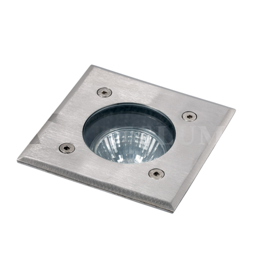 [ART76020] Spot Embutir CRIP P/ Dicro con Zòcalo GU10  Apto intemperie.  Incluye bornera, prensacable y camisa para fijación.