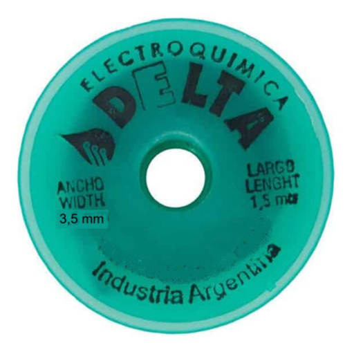 [DTAMALLA3] Malla desoldante de 3.5mm, en rollo de  1,50m Rollos de 1,50m