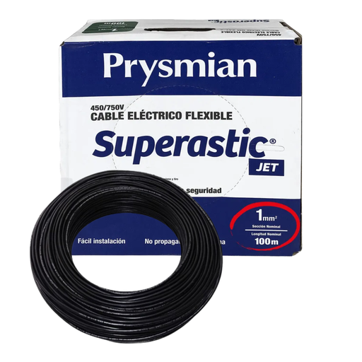 [PRY20228547] Cable unipolar 1 mm Negro Prysmian