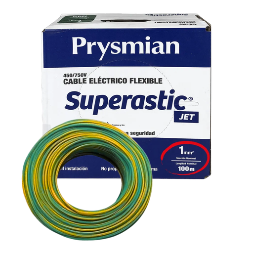 [PRY20228549] Cable unipolar 1 mm Verde/Amarillo Prysmian