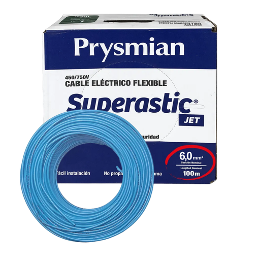 [PRY20228569] Cable unipolar 6 mm Celeste Prysmian
