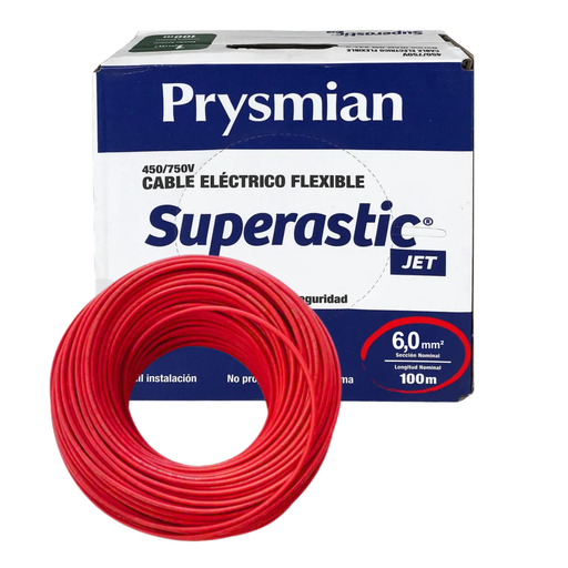 [PRY20228845] Cable unipolar 6 mm Rojo Prysmian