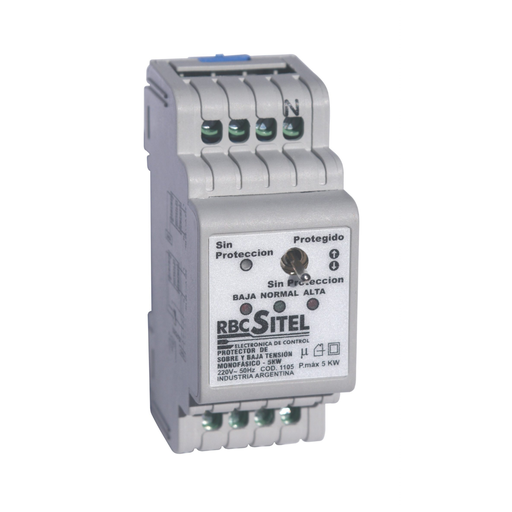 [RBC1105] PROTECTOR DE SOBRE Y BAJA TENSION MONOFASICO - 5KW