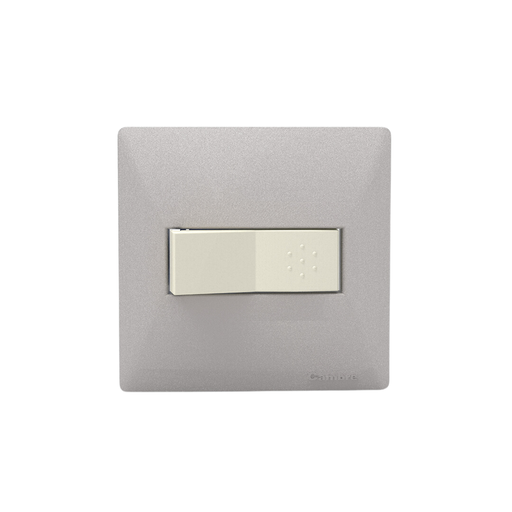 [CAM4111] TAPA MIGNON 1 MODULO SIGLO XXII ALUMINIO