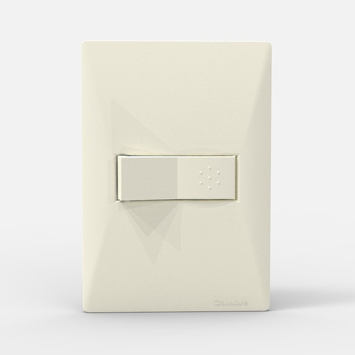 [CAM4501] TAPA 1 MODULO SIGLO XXII BLANCA