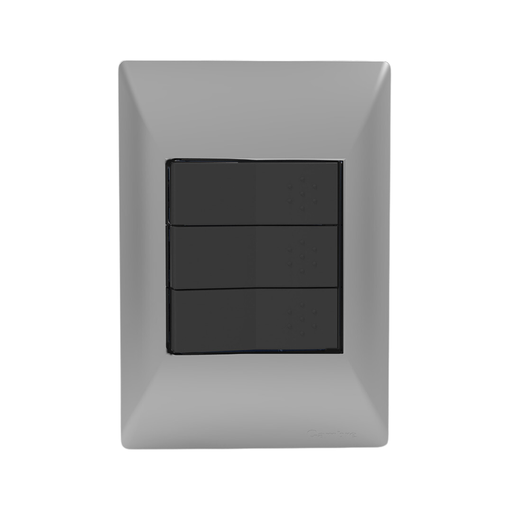[CAM4903] TAPA 3 MODULOS SIGLO XXII PLATA