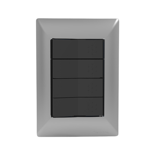 [CAM4904] TAPA 4 MODULOS SIGLO XXII PLATA