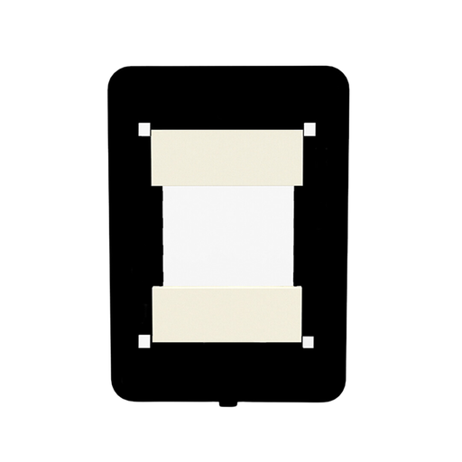 [CAM4981] BASTIDOR MIGNON PARA TAPA BAUHAUS C/TAPON BLANCO