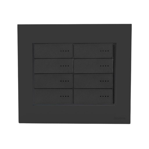 [CAM4974] TAPA Y DISTANCIADOR BAUHAUS 8 MODULOS GRIS