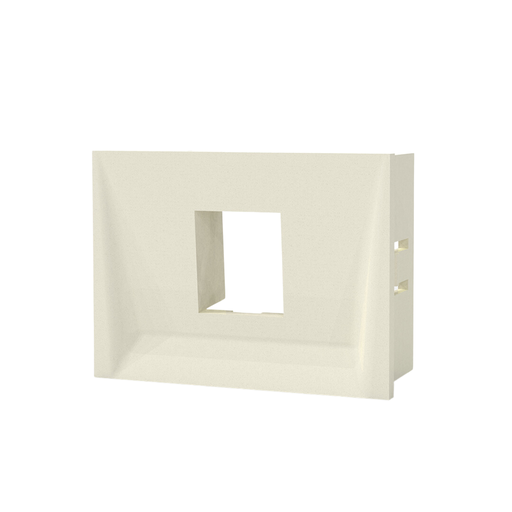 [CAM6930] CAJA DE ALOJE PARA MOD.RJ45 Y RJ11 - BLANCA
