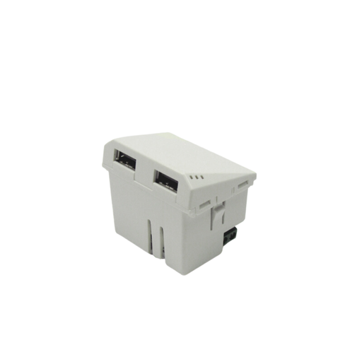 [CAM6958] Dis-MOD.CARGADOR USB DOBLE 220v BLANCO 2,3 A. EN C/PUERTO - BLANCA