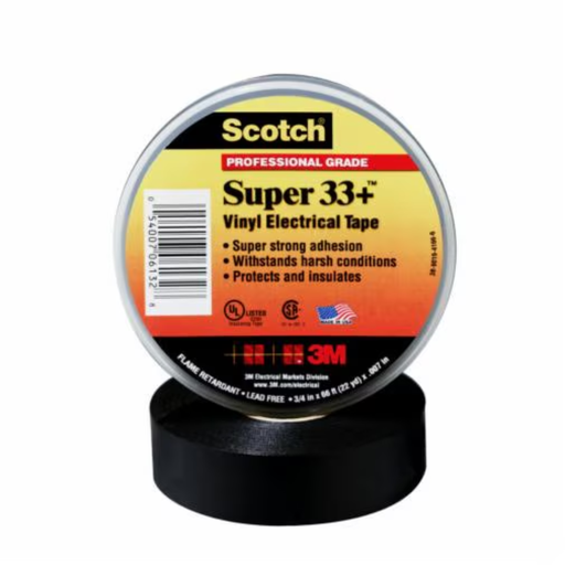 [MMM45611] Super 33+ Cinta Eléctrica Vinílica Aislante, 19mm x 20M