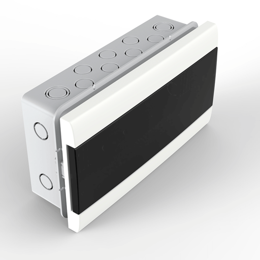 [GEN04016] Caja de embutir p/ 16 mód. DIN pta fume