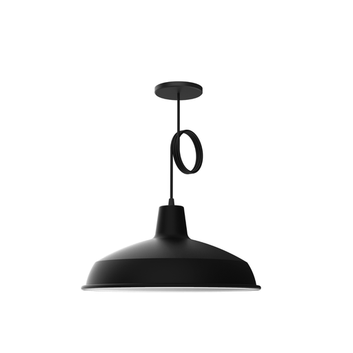 [SPLBELL01-NE] BELL01. COLGANTE ALUMINIO NEGRO/B C/CABLE (1190917)