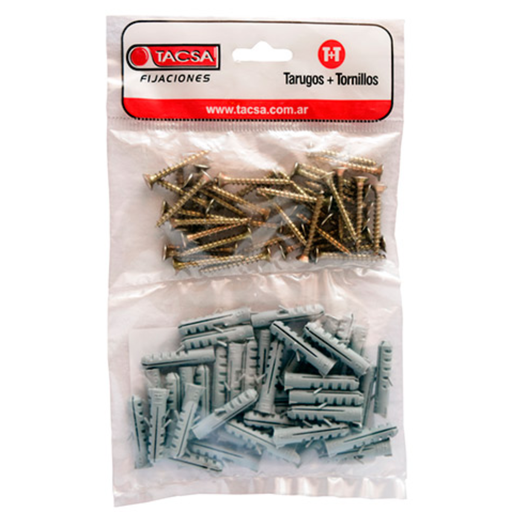 [TACPTTACSA930] Kit tarugo standard + tornillo fix - 50mm Ø mecha 10mm tornillo 6mm a 8mm - x bolsa de 15 kits