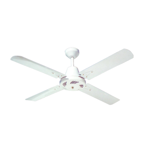 [EMI410 B] Ventilador de techo de cuatro palas metal 1200 mm. (Blanco)