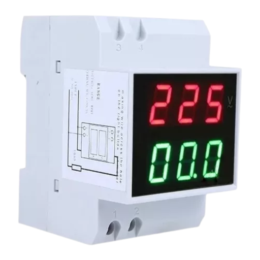 [DAYVOLAMPODIN] VOLTIMETRO - AMPERIMETRO - POTENCIA PARA RIEL DIN