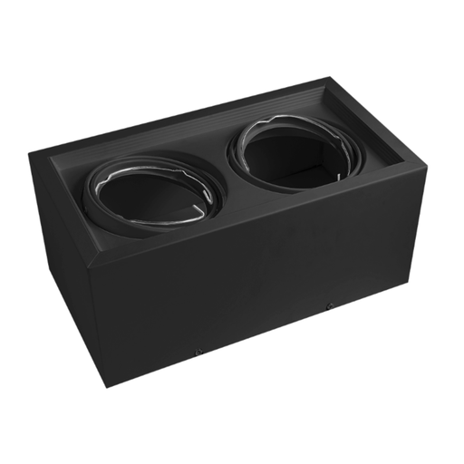 [CORAPCAR-X2-CN] PLAFON CARDANICO AR111 X2 NEGRO