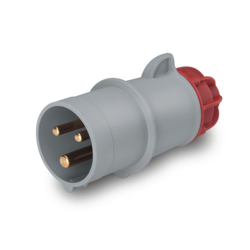 [SCA214.3236] Ficha industrial macho 32A 3P+T 6h 380-415V 60Hz 50Hz bornes con tornillo Xenia 