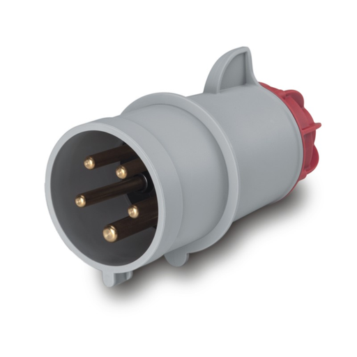 [SCA214.3237] Ficha industrial macho 32A 3P+N+T 6h 346-415V 60Hz 50Hz bornes con tornillo Xenia