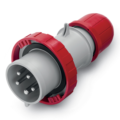 [SCA218.3237] Ficha industrial macho 32A 3P+N+T 6h 346-415V 60Hz 50Hz bornes con tornillo Optima