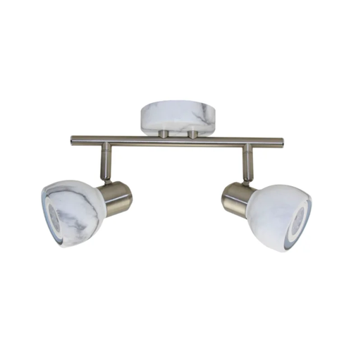 [CIE5014/02] CARRARA II - APLIQUE 2 LUCES GU10 MÁRMOL