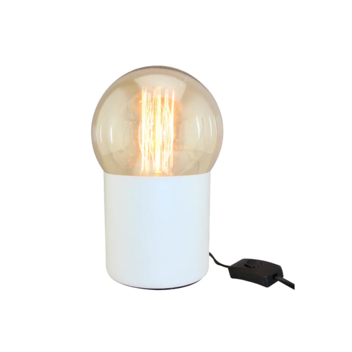 [CIE27024/BL] DELI - LÁMPARA DE ESCRITORIO E27 BLANCO CON LÁMPARA G125