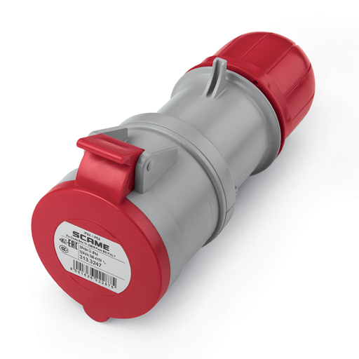 [SCA313.1646] Acople Ip44 3P+T 16A 380V 6H Optima