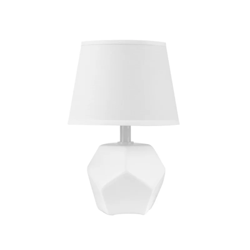 [CIE27063/BL] HARBOUR - VELADOR CERÁMICA 250MM E27 BLANCO