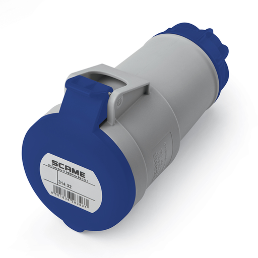 [SCA314.3243] Ficha Industrial Hembra Acople Ip44 2P+T 32A 220V 6H Xenia