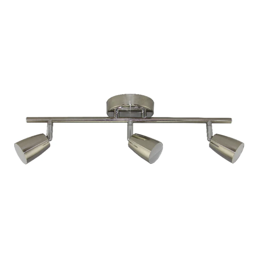 [CIE4008/NM/03] MOISES III - APLIQUE DE 3 LUCES NIQUEL MATE LED COB 15 W 220V