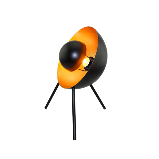 [CIE27030] SITGES - LÁMPARA DE MESA / ESCRITORIO E27 NEGRO