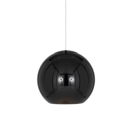 [CIE19005/15/NE] TOM XS - COLGANTE CRISTAL ESPEJO NEGRO E27 150MM