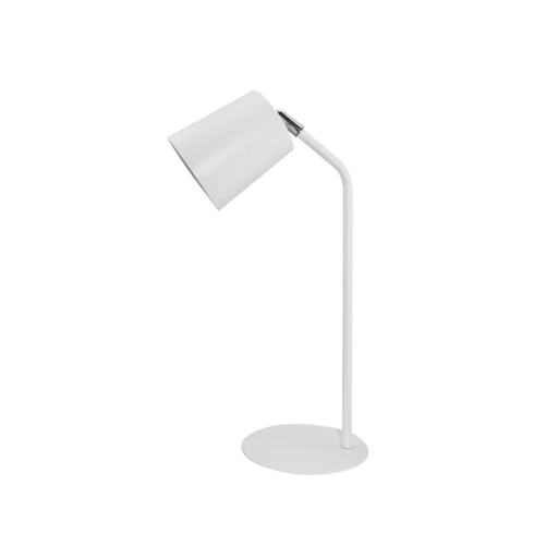 [CIE27025/BL] TROMSO - LÁMPARA DE MESA / ESCRITORIO E27 BLANCO