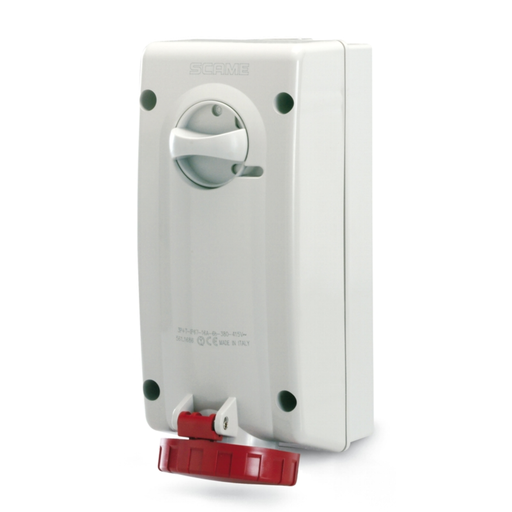 [SCA561.1687] Base de Bloqueo 16A 3P+N+T 6h 346-415V 60Hz 50Hz Bornes con tornillo Con enclavamiento mecánico Advance 2