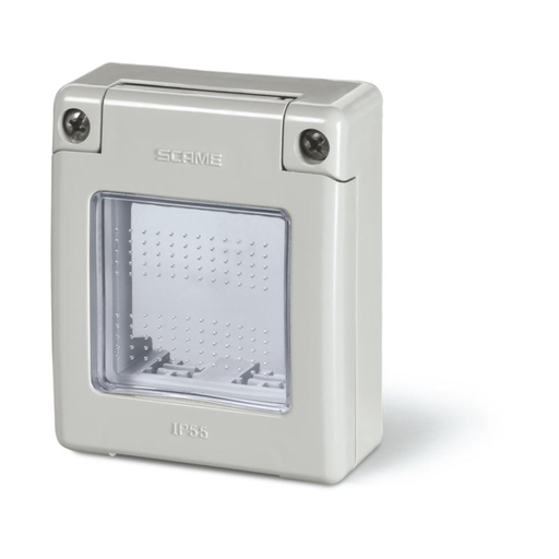 [SCA570.5052] Marco con membrana 2 módulos IP55 Evolution 70X87mm Domo