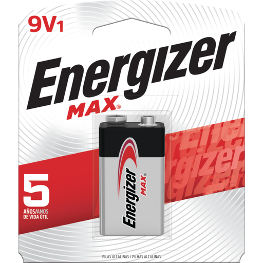[ENR922186] Pila Alcalina Bateria Energizer 9V 522 Blister x 1 GL