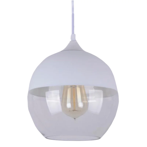 [CIE15049/BL] MITTE - COLGANTE 1 LUZ E27 BLANCO