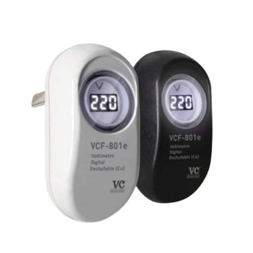 [VCDVCF-801E B] Voltímetro enchufable para corriente alterna (AD101-22VM) rango 50-500v