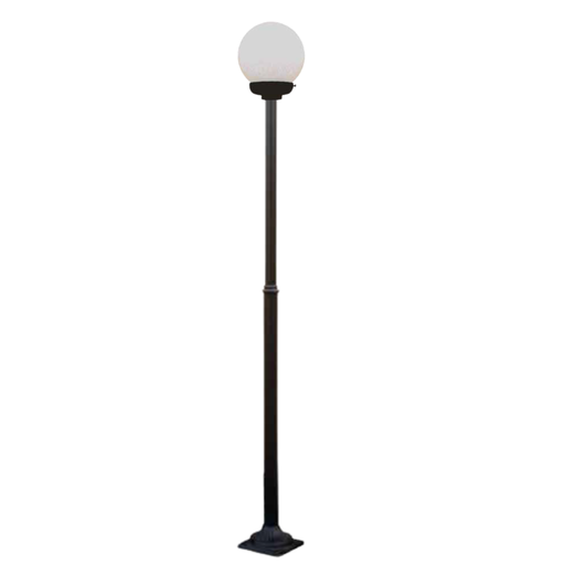 [SUDA-000 F-001] Columna Eco C/ Globo Policarbonato - 350 mm