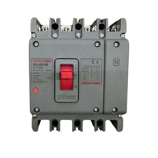 [STESDJ4S100] INTERRUPTOR CAJA MOLDEADA 4P 100A SERIE S100 690V FIJO