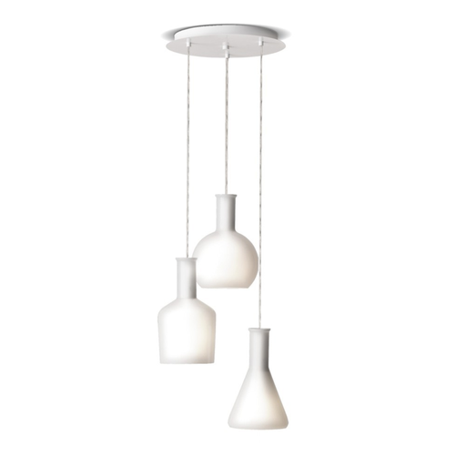 [RON39142] COLGANTE 3 LUCES BLANCO