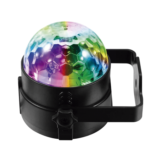 [TBCD-S3FT] LAMPARA LED ESPECIAL TBCIN PARTY MINI BOLA DISCO RGB 3W - AUDIORITMICA