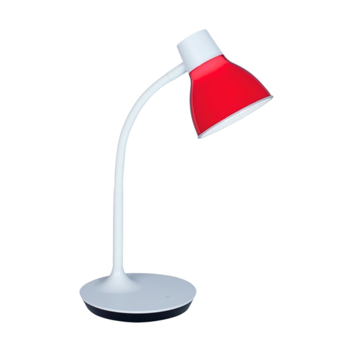 [DABTurin Rojo] V. flex bco. soft touch; dim. + usb; cabezal rojo; 4.5w led