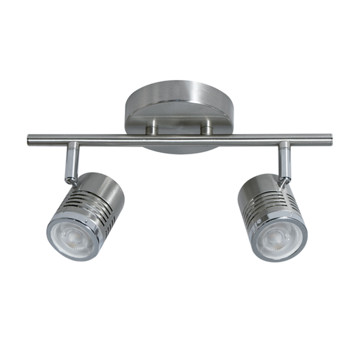 [DABLod-2 Platil] Spot de chapa de 2 luces platil con detalle cromo