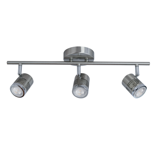 [DABLod-3 Platil] Spot de chapa de 3 luces platil con detalle cromo